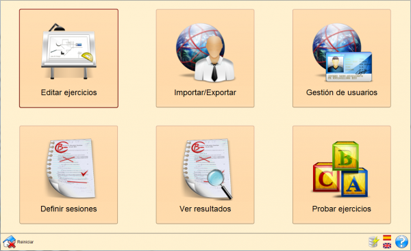 Escritorio de trabajo del maestro